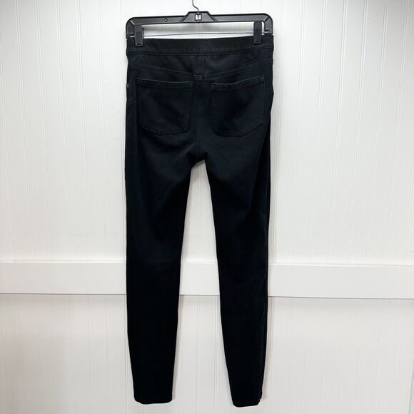 Spanx Jeans Womens Medium Jegging Skinny Black Stretch Pull On Denim Comfort - Picture 2 of 13